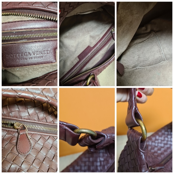 Bottega Veneta leather hobo shoulder bag brown - Picture 5 of 15